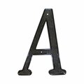 Pamex 4in Zinc Nail On House Letter A Matte Black Finish DD0740ABL